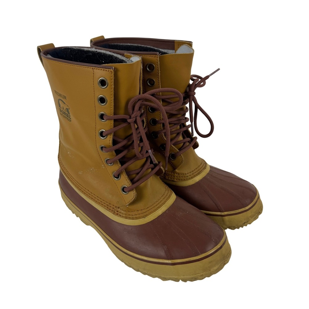 Sorel 1964 Premium Mens Waterproof Winter Snow Duck Boots NM1330-705 Curry 10